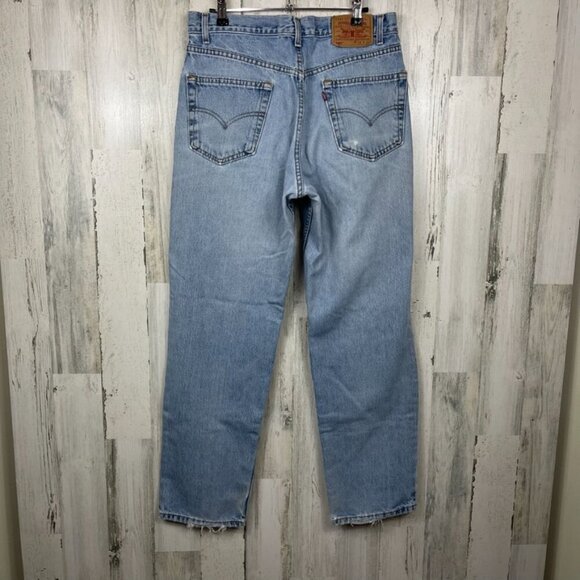 Levi's 550 denim jeans BUNDLE LOT 2 pairs 34 x 32 distressed grunge workwear - Picture 11 of 13